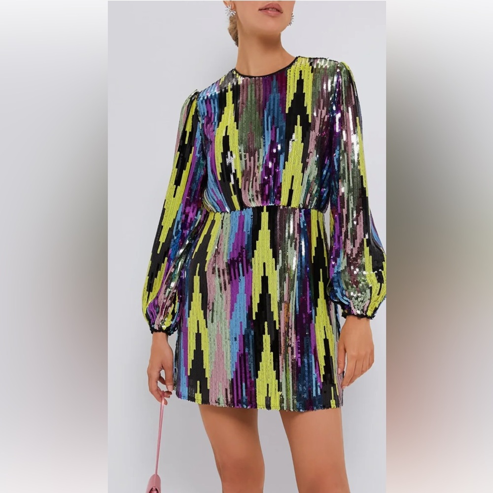 Multicolor Sequin Dress